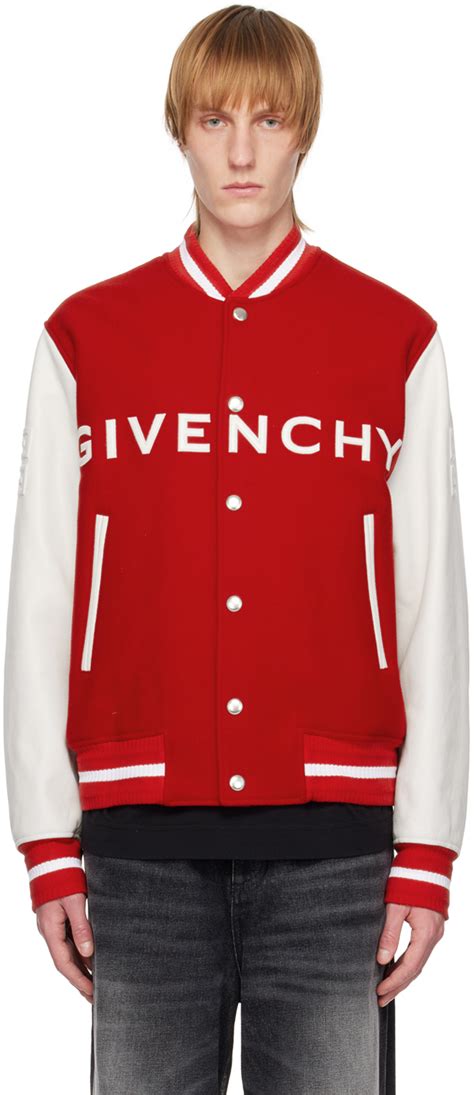 red and white givenchy jacket|givenchy jackets for men.